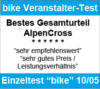 bike-Magazin Testsieger MTB-Alpencross MTB-Transalp Veranstalter Test